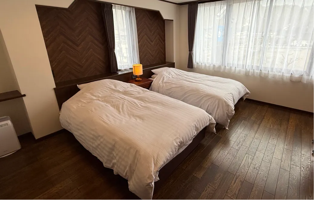 シモンズ社製ベッドを採用しています